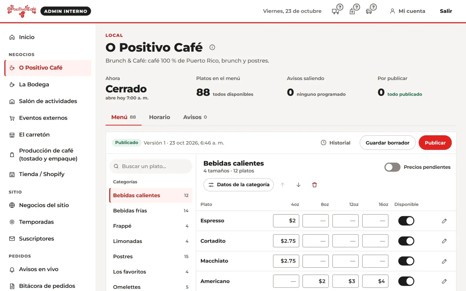 O Positivo Café